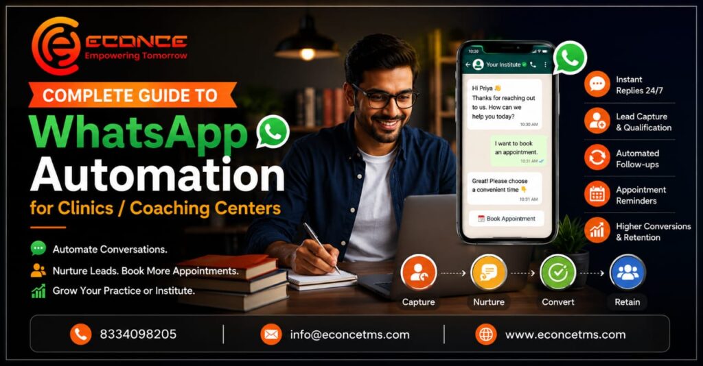 Complete Guide to WhatsApp Automation for Clinics & Coaching Centers